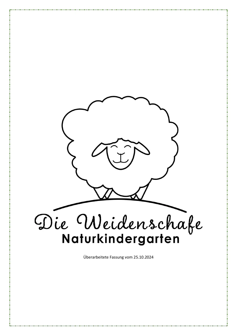 Erste Seite von Pädagogisches Konzept